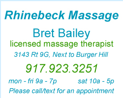 Bret Bailey, Licensed Masage Therapist - Rhinebeck, NY 12572 mon - fri 11a - 7p, sat 11a - 3p